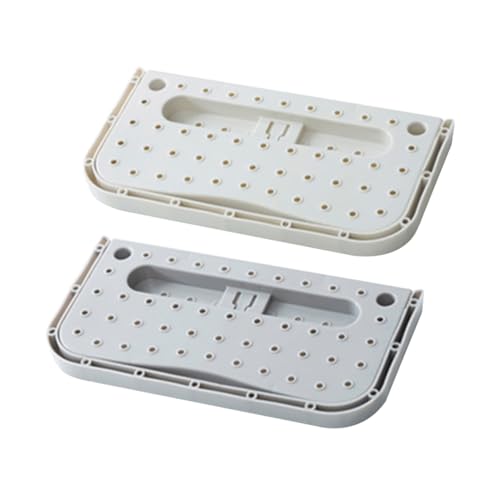 JECOMPRIS 2 Stück Wandmontierte Schuhregale aus PP Faltbare Schuhablage mit Saugfunktion für Badezimmer und Flur Weiß Integrierter Schuhhalter zur Platzsparenden Aufbewahrung JECOMPRIS 2 Stück Wandmontierte Schuhregale aus PP Faltbare Schuhablage mit Saugfunktion für Badezimmer und Flur Weiß Integrierter Schuhhalter zur Platzsparenden Aufbewahrung von JECOMPRIS