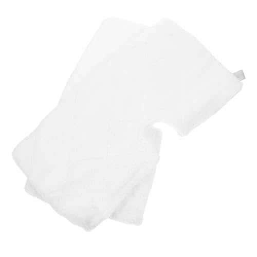 JECOMPRIS 2 Stück Wiederverwendbare Mikrofaser Ersatzpads für Dampfreiniger Waschbare Wischmopp bezüge Schonend zu Holz Fliesen und Marmor Hohe Schmutzaufnahme Langlebig und Einfach zu von JECOMPRIS