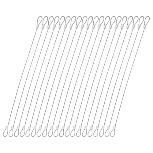 JECOMPRIS 20 Stück Sicherheitskabel mit Schlaufen Antidrop Design Schnelles Fixieren Langlebig für Verschiedene Anwendungen und Sichere Befestigung JECOMPRIS 20 Stück Sicherheitskabel mit Schlaufen Antidrop Design Schnelles Fixieren Langlebig für Verschiedene Anwendungen und Sichere Befestigung von JECOMPRIS
