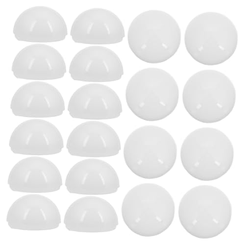 JECOMPRIS 20 Stück Teiliges LED Kugellampen Ersatzlampenschirm aus Glattem Sicherem PC Material Halbkugelförmig Einfache Montage für Schminkspiegel Beleuchtung und Dekorative JECOMPRIS 20 Stück Teiliges LED Kugellampen Ersatzlampenschirm aus Glattem Sicherem PC Material Halbkugelförmig Einfache Montage für Schminkspiegel Beleuchtung und Dekorative von JECOMPRIS