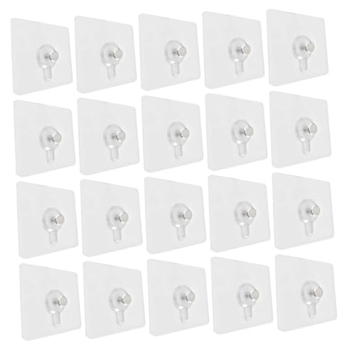 JECOMPRIS 20 Stück Wandhaken Selbstklebend und Bohrfrei für Schlüssel Kleidung und Bilderrahmen für Küche Bad Flur und Wohnzimmer Langlebig und Platzsparend JECOMPRIS 20 Stück Wandhaken Selbstklebend und Bohrfrei für Schlüssel Kleidung und Bilderrahmen für Küche Bad Flur und Wohnzimmer Langlebig und Platzsparend von JECOMPRIS