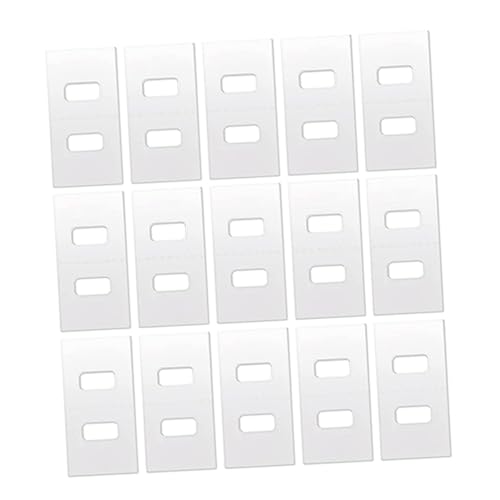 JECOMPRIS 24 Stück Teiliges PVC Reparaturset für Jalousien Selbstklebende Reparaturclips mit Starkem Kleber Transparent Einfach Anzubringen Langlebige Lamellenhalter für Jalousienreparatur JECOMPRIS 24 Stück Teiliges PVC Reparaturset für Jalousien Selbstklebende Reparaturclips mit Starkem Kleber Transparent Einfach Anzubringen Langlebige Lamellenhalter für Jalousienreparatur von JECOMPRIS
