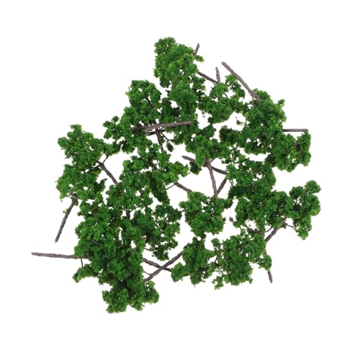JECOMPRIS 25 Stück Teiliges Mini Baum Set für Landschaftsmodellierung Grünes Kunststoffmodell für Dioramen und DIY Landschaften für Architektur Dekorationen JECOMPRIS 25 Stück Teiliges Mini Baum Set für Landschaftsmodellierung Grünes Kunststoffmodell für Dioramen und DIY Landschaften für Architektur Dekorationen von JECOMPRIS