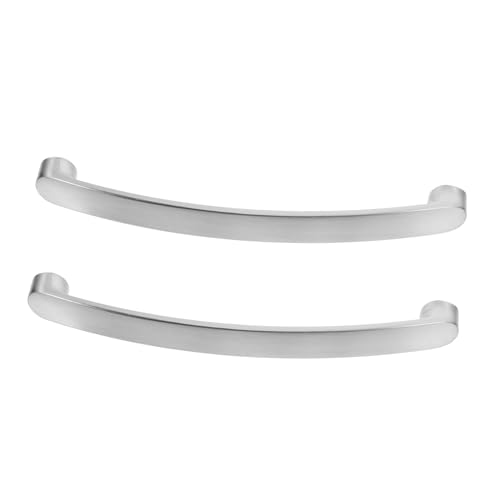 JECOMPRIS 2St Hardwaregriff griffe für schranktüren Schubladengriff für die Küche Hardware für Schrankknöpfe Griffe für Küchenschränke Schranktürgriffe Aluminiumlegierung Silver von JECOMPRIS