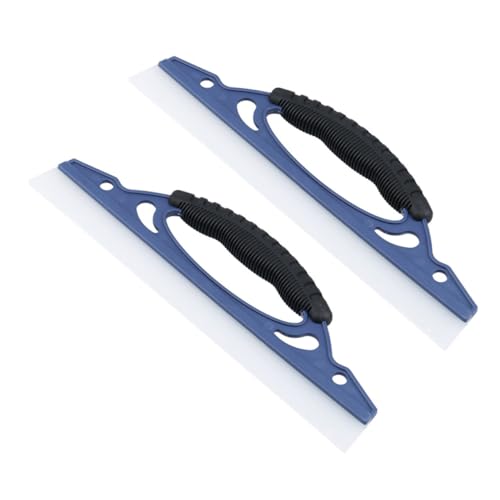 JECOMPRIS 2stücke Fensterabzieher Für Badezimmer Dusche Tür Auto Fenster Wasser Wischer Windschutzscheibe Reinigung Werkzeug Kleiner Kunststoffabzieher Spiegelabzieher Badezimmerabzieher AUT von JECOMPRIS