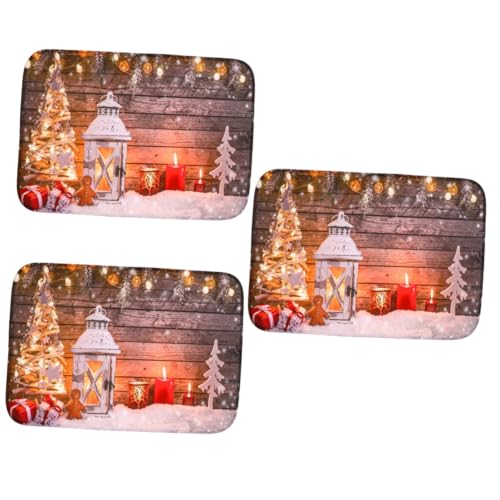 JECOMPRIS 3 Stck. Weihnachtlicher Rutschfester Teppich für Badezimmer Küche und Wohnzimmer aus Gemütliche Weihnachtsdekoration für Zuhause JECOMPRIS 3 Stck. Weihnachtlicher Rutschfester Teppich für Badezimmer Küche und Wohnzimmer aus Gemütliche Weihnachtsdekoration für Zuhause von JECOMPRIS
