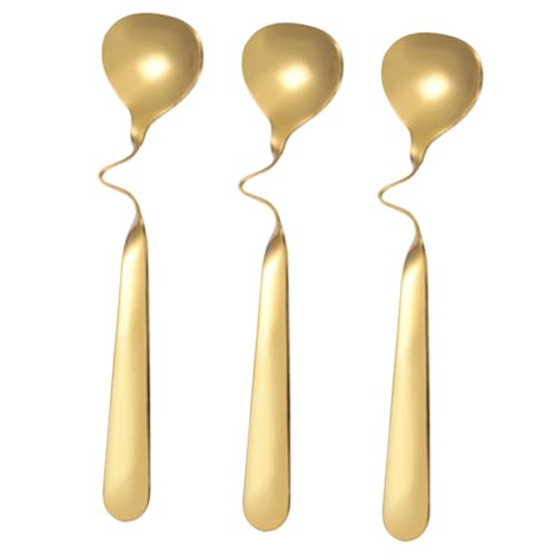 JECOMPRIS 3 Stück Edelstahl Honiglöffel Polierte Kaffeerührlöffel mit Rundem Kratzfreiem Kopf Rostfrei Spülmaschinenfest für Kaffee Dessert und Joghurt Praktische Küchenrührlöffel JECOMPRIS 3 Stück Edelstahl Honiglöffel Polierte Kaffeerührlöffel mit Rundem Kratzfreiem Kopf Rostfrei Spülmaschinenfest für Kaffee Dessert und Joghurt Praktische Küchenrührlöffel von JECOMPRIS