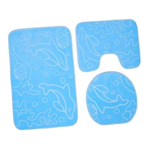 JECOMPRIS 3 Stück Teiliges Cartoon Badezimmer Teppich Set für rutschfeste Badematte Wc Sitzbezug Saugfähige Matten für Fröhliches Badezimmer Geeignet für Jungen und Mädchen Farbenfrohes JECOMPRIS 3 Stück Teiliges Cartoon Badezimmer Teppich Set für rutschfeste Badematte Wc Sitzbezug Saugfähige Matten für Fröhliches Badezimmer Geeignet für Jungen und Mädchen Farbenfrohes von JECOMPRIS