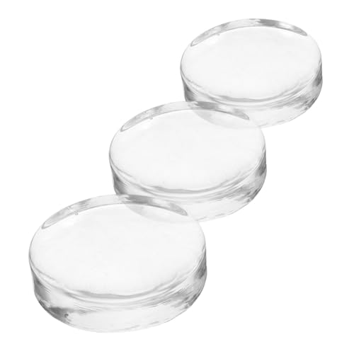 JECOMPRIS 3 Stück Teiliges Glas Gärgewicht Dickes Klares Fermentationsgewicht für Einmachgläser Vielseitiges Küchenwerkzeug für Sauerkraut Gurken und Eingelegtes Gemüse Langlebig und Robust von JECOMPRIS