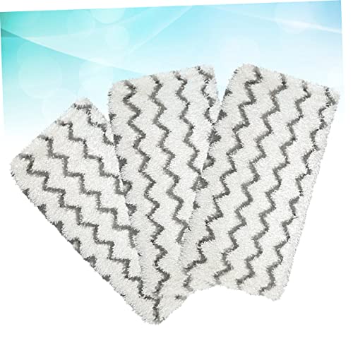 JECOMPRIS 3 Stück Teiliges Set Mikrofaser Dampfmopp Ersatzbezug Waschbare Reinigungs Pads für Fliesenböden Hohe Wasseraufnahme und Starke Reinigungskraft JECOMPRIS 3 Stück Teiliges Set Mikrofaser Dampfmopp Ersatzbezug Waschbare Reinigungs Pads für Fliesenböden Hohe Wasseraufnahme und Starke Reinigungskraft von JECOMPRIS