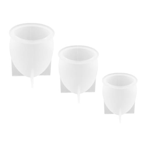 JECOMPRIS 3 Stück Teiliges Silikonform Eierform DIY Epoxidharz Gießform für Tischdeko und Bastelarbeiten Flexible Robuste Silikonmold mit Glatter Oberfläche für Dekorative Kristallkugeln JECOMPRIS 3 Stück Teiliges Silikonform Eierform DIY Epoxidharz Gießform für Tischdeko und Bastelarbeiten Flexible Robuste Silikonmold mit Glatter Oberfläche für Dekorative Kristallkugeln von JECOMPRIS
