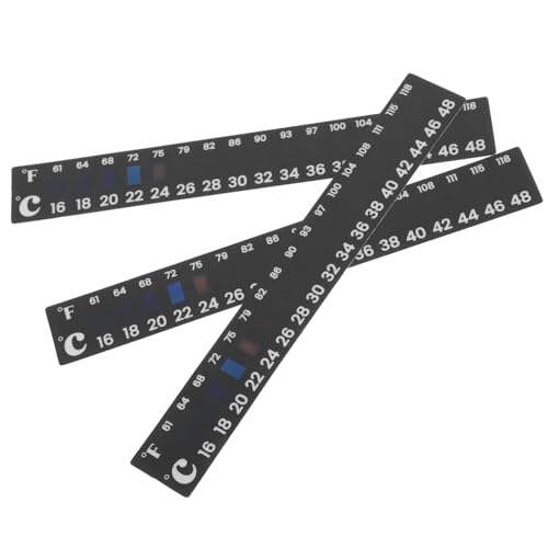 JECOMPRIS 3 Stück Thermometer Sticker für Fermentation Farbwechsel Thermometerstreifen für Präzise Temperaturmessung für Fermentationsgefäße Joghurt Brot und JECOMPRIS 3 Stück Thermometer Sticker für Fermentation Farbwechsel Thermometerstreifen für Präzise Temperaturmessung für Fermentationsgefäße Joghurt Brot und von JECOMPRIS