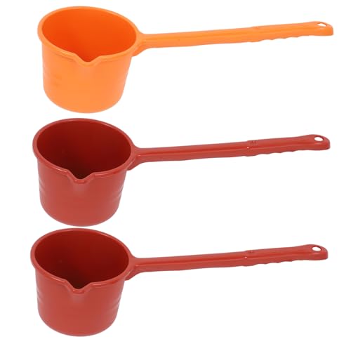 JECOMPRIS 3Stücke Teilige Wasserschaufel mit Langem Griff Multifunktionale Kunststoffschöpfkelle für Haushalt und Garten Gießen Praktische Wasserlöffel von JECOMPRIS