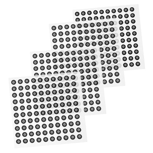 JECOMPRIS 4 Blatt 200dots -scanmarkierungen Für 3d -scanner Genaue Tracking -punkte Referenzpunktmarker Diffuse Reflexion Für Präzise Optische Verfolgung Und 3d -scanning von JECOMPRIS