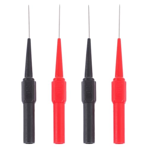 JECOMPRIS 4 Stück Bleistift Testsonden Piercingnadeln Präzise Multimeter Sonden Für Elektronikprüfungen Geeignet Für Kabelbruchsuchgeräte Und Prüfgeräte Robuste Messspitzen Für von JECOMPRIS