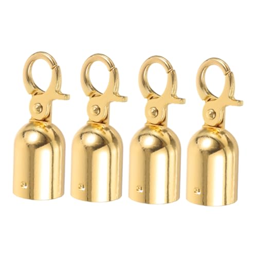 JECOMPRIS 4stücke Seilendkappe Mit Haken Aus Aluminiumlegierung Stopper Für Schnur Und Seil Ende Seilendverschluss Für Vielseitige Anwendung von JECOMPRIS