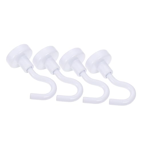 JECOMPRIS 4 Stück Multifunktionale Magnetische Haken Weiß Praktisch Starke Haftkraft Für Schlafzimmer Kleidung Mantel Aufhänger Ohne Bohren JECOMPRIS 4 Stück Multifunktionale Magnetische Haken Weiß Praktisch Starke Haftkraft Für Schlafzimmer Kleidung Mantel Aufhänger Ohne Bohren von JECOMPRIS