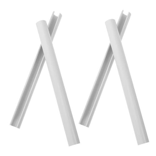 JECOMPRIS 4 Stück PVC Rohrabdeckung Heizungsrohr Verkleidung Dekorativ Robust und Einfach zu Montieren für Badezimmer und Heizkörper Wandgestaltung von JECOMPRIS