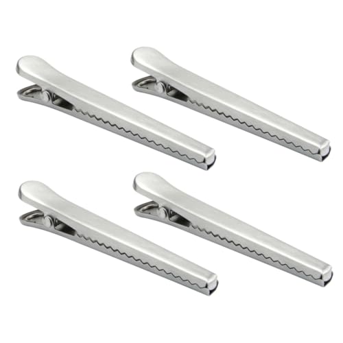 JECOMPRIS 4 Stück Teiliges Beutelclips Klein Starke Versiegelung Vielseitig für Snacks Lebensmittel Aufbewahrung Kompakt Leicht Tragbar von JECOMPRIS