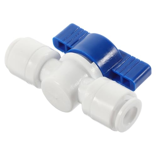 JECOMPRIS 4 Stück Teiliges Pe Rohr Abwasser Ballventil für Wasserfilter System Leicht Korrosionsbeständig Manuelle Steuerung für Gartenbewässerung und Abwasseranwendungen von JECOMPRIS