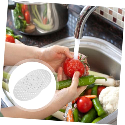 JECOMPRIS 4 Stück Teiliges Runde Gummimatten für Küchenspüle Wasserdurchlässige Abtropfmatten Rutschfeste Spülbeckenschutz Pads Flexible Zuschnitte Geeignet für Geschirr Becher Teller JECOMPRIS 4 Stück Teiliges Runde Gummimatten für Küchenspüle Wasserdurchlässige Abtropfmatten Rutschfeste Spülbeckenschutz Pads Flexible Zuschnitte Geeignet für Geschirr Becher Teller von JECOMPRIS