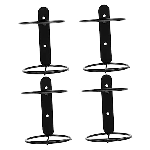 JECOMPRIS 4 Stück Wand Weinhalter aus Metall Wandmontierte Weinregale für Flaschenlagerung der Modernen Bar oder Küche Stylisches Design für Platzsparende Aufbewahrung JECOMPRIS 4 Stück Wand Weinhalter aus Metall Wandmontierte Weinregale für Flaschenlagerung der Modernen Bar oder Küche Stylisches Design für Platzsparende Aufbewahrung von JECOMPRIS