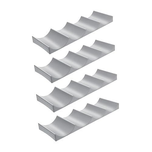 JECOMPRIS 4 Stück Weinregal Rotwein Flaschenhalter für Bar und Getränkedisplay für Hauswärmungen von JECOMPRIS