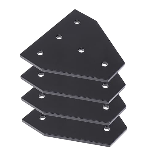 JECOMPRIS 4 Stücke 5 Schwarz Verbindungs Platte Für 3D Drucker Linear Extrusion Gerät Verbindungs Platte Extrudiert JECOMPRIS 4 Stücke 5 Schwarz Verbindungs Platte Für 3D Drucker Linear Extrusion Gerät Verbindungs Platte Extrudiert von JECOMPRIS