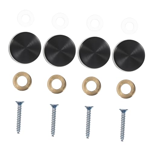 JECOMPRIS 5 Sätze Edelstahl Werbeschrauben mit Abdeckkappen Glas und Acrylschild Befestigung Dekorative Spiegelnägel für Innen und Außenbereich Rostfrei Einfach zu Montieren JECOMPRIS 5 Sätze Edelstahl Werbeschrauben mit Abdeckkappen Glas und Acrylschild Befestigung Dekorative Spiegelnägel für Innen und Außenbereich Rostfrei Einfach zu Montieren von JECOMPRIS