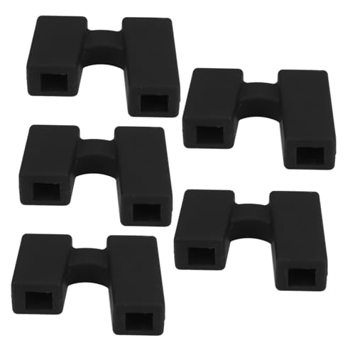 JECOMPRIS 5 Stück Essstäbchen Helfer Lern Essstäbchen Finger Essstäbchen Essstäbchen Spülmaschinenfeste Essstäbchen Für Kleinkinderbesteck Essstäbchen Training Kieselgel Schwarz von JECOMPRIS