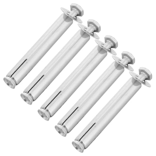 JECOMPRIS 5 Stück Teiliges Gewindebolzen für Schwerlastanwendungen Robuste Stahlanker mit Split Eisenstiften für Einfache Installation Parkplätzen und Baustellen JECOMPRIS 5 Stück Teiliges Gewindebolzen für Schwerlastanwendungen Robuste Stahlanker mit Split Eisenstiften für Einfache Installation Parkplätzen und Baustellen von JECOMPRIS