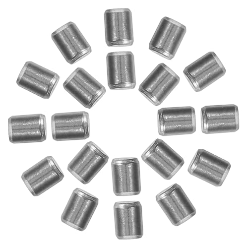 JECOMPRIS 50 Stück Dowel Pin Zylindrischer Stift für Möbelbefestigung Teiliges Stabile Befestigungselemente Präzise Positionierung Rostfrei und Langlebig für und Metallgeräte von JECOMPRIS