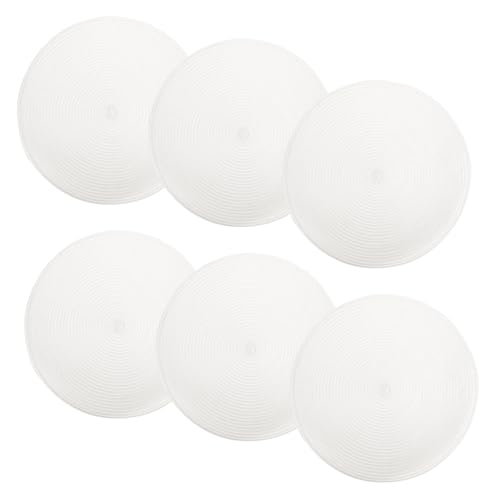 JECOMPRIS 6 Stück Rustikale Runde Platzsets Waschbare Gewebte Tischmatten Hitzebeständig rutschfest für Zuhause Restaurant und Festlichkeiten JECOMPRIS 6 Stück Rustikale Runde Platzsets Waschbare Gewebte Tischmatten Hitzebeständig rutschfest für Zuhause Restaurant und Festlichkeiten von JECOMPRIS