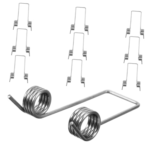 JECOMPRIS 6 Stück Teiliges Torsionsfeder für Abfalleimer Ersatzfeder für Klappdeckel Mülleimer Langlebig und Geeignet für Verschiedene Modelle von JECOMPRIS