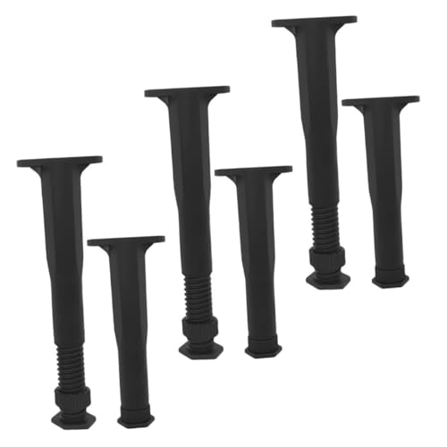 JECOMPRIS 6 Stücke Pp Metall Bett Rahmen Beine Möbel Beine Schwarz Stuhl Unterstützung Bein Tisch Unterstützung Bein JECOMPRIS 6 Stücke Pp Metall Bett Rahmen Beine Möbel Beine Schwarz Stuhl Unterstützung Bein Tisch Unterstützung Bein von JECOMPRIS