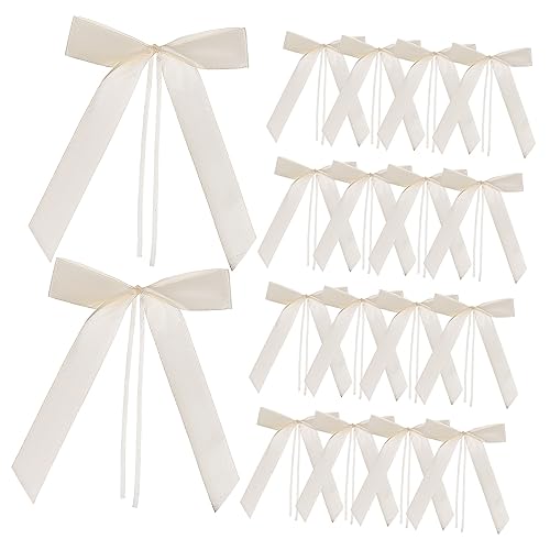 JECOMPRIS 60Stücke Hochzeitsautoschleifen Dekorative Türgriff Bögen Cremefarbenem Satin für Hochzeitsauto an Spiegeln und Türgriffen Anzubringen Vielseitig JECOMPRIS 60Stücke Hochzeitsautoschleifen Dekorative Türgriff Bögen Cremefarbenem Satin für Hochzeitsauto an Spiegeln und Türgriffen Anzubringen Vielseitig von JECOMPRIS