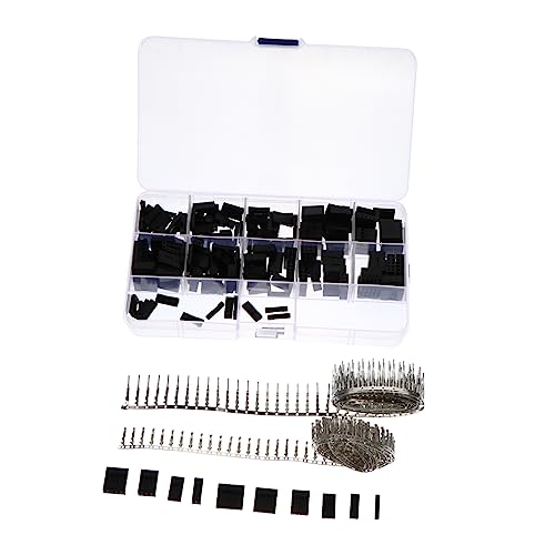 JECOMPRIS 610Stücke Kabelstecker Jumper Kabel Terminal mit Drahtklemmen für Elektronik Klassifizierter Aufbewahrungskiste für Automobile Haushaltsgeräte JECOMPRIS 610Stücke Kabelstecker Jumper Kabel Terminal mit Drahtklemmen für Elektronik Klassifizierter Aufbewahrungskiste für Automobile Haushaltsgeräte von JECOMPRIS