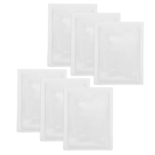 JECOMPRIS 6St Verpackungsetikettenbeutel Kartenhalter für Männer Kredit Taschenschutz plastikbeutel platzsparend Selbstklebender Kartenhalter durchsichtige, Selbstklebende Kartenhalter Weiß von JECOMPRIS