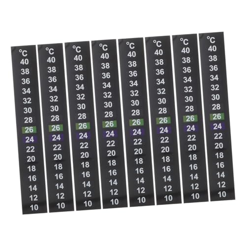 JECOMPRIS 8 Stück Aquarium -Fischtank -Temperaturaufkleber Thermometer-Aufkleber aufkleber thermometer Thermometerstreifen für Gläser Wassertemperaturaufkleber Fischtank das Haustier JECOMPRIS 8 Stück Aquarium -Fischtank -Temperaturaufkleber Thermometer-Aufkleber aufkleber thermometer Thermometerstreifen für Gläser Wassertemperaturaufkleber Fischtank das Haustier von JECOMPRIS