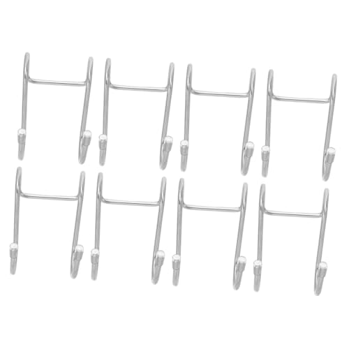 JECOMPRIS 8 Stück Edelstahl S Haken Doppelhaken Türhaken zum Einhängen Rostfrei Belastbar Platzsparend Vielseitig für Bad Küche Garderobe Teiliges JECOMPRIS 8 Stück Edelstahl S Haken Doppelhaken Türhaken zum Einhängen Rostfrei Belastbar Platzsparend Vielseitig für Bad Küche Garderobe Teiliges von JECOMPRIS