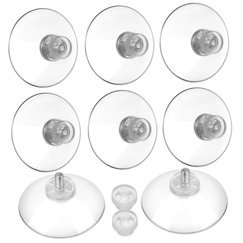 JECOMPRIS 8 Stück Teiliges Transparente Saugnäpfe mit Starkem Vakuum Saugsystem Kleine Wiederverwendbare Haken für Glatte Oberflächen Wie Fenster Fliesen Türen für Bad und Auto JECOMPRIS 8 Stück Teiliges Transparente Saugnäpfe mit Starkem Vakuum Saugsystem Kleine Wiederverwendbare Haken für Glatte Oberflächen Wie Fenster Fliesen Türen für Bad und Auto von JECOMPRIS
