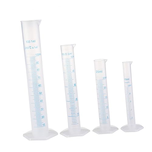 JECOMPRIS 8stücke Teiliges Kunststoff Messzylinder Mit Hexagonal-basis Präzise Graduierung Für Labor Und Zuhause Je JECOMPRIS 8stücke Teiliges Kunststoff Messzylinder Mit Hexagonal-basis Präzise Graduierung Für Labor Und Zuhause Je von JECOMPRIS