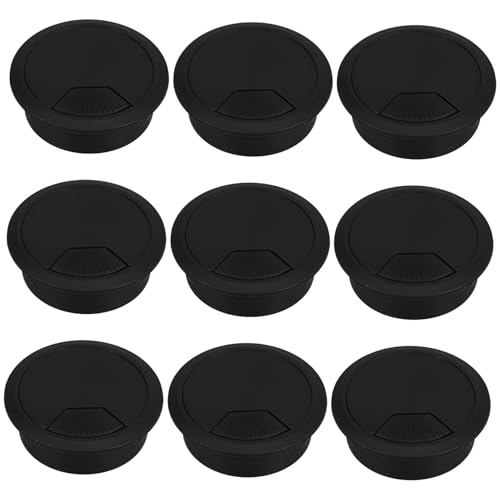 JECOMPRIS 9 Stück Schreibtischösen Schreibtischlochstopfen Arbeitsplattendurchführung Schreibtischkabeldurchführungen Abs Black JECOMPRIS 9 Stück Schreibtischösen Schreibtischlochstopfen Arbeitsplattendurchführung Schreibtischkabeldurchführungen Abs Black von JECOMPRIS