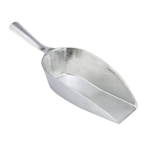JECOMPRIS Aluminiumlegierung Eisportionierer Eiswürfel Schaufel Küchen Mehrzweck Kornschaufel Candy Scoop Haushaltshelfer Robust Glatt und Leicht zu Reinigen von JECOMPRIS