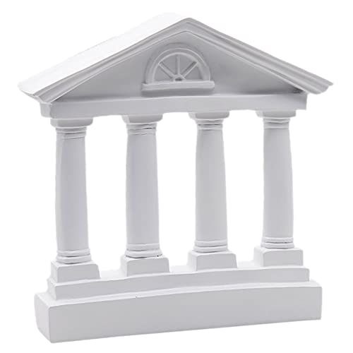 JECOMPRIS Antike Römische Tempelskulptur Aus Resin Elegantes Architekturmodell Zur Wohnraumdekoration Handgefertigte Statue Für Ansprechende Atmosphäre JECOMPRIS Antike Römische Tempelskulptur Aus Resin Elegantes Architekturmodell Zur Wohnraumdekoration Handgefertigte Statue Für Ansprechende Atmosphäre von JECOMPRIS