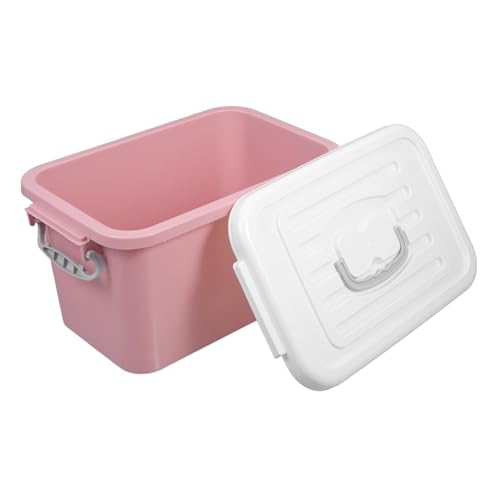 JECOMPRIS Aufbewahrungsbox mit Deckel Multifunktionale Organisationsbox Verstärktes Design für Schreibtisch und Regale Nordischer Sanftem JECOMPRIS Aufbewahrungsbox mit Deckel Multifunktionale Organisationsbox Verstärktes Design für Schreibtisch und Regale Nordischer Sanftem von JECOMPRIS