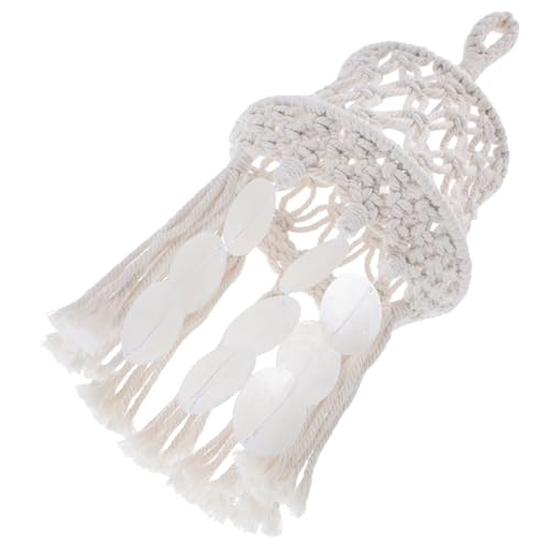JECOMPRIS Boho Macrame Lampenschirm aus Atmungsaktivem Baumwollgarn Handgewebt Leichter Ersatz für Pendelleuchte und Wandleuchte Rustikales Design für Wohnzimmer und Schlafzimmer JECOMPRIS Boho Macrame Lampenschirm aus Atmungsaktivem Baumwollgarn Handgewebt Leichter Ersatz für Pendelleuchte und Wandleuchte Rustikales Design für Wohnzimmer und Schlafzimmer von JECOMPRIS