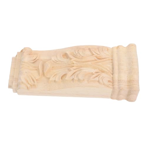 JECOMPRIS Dekorativer Holzgeschnitzter Balkenstütze Eckornament Europäischer Stil Raum Wanddeko Massivholz Verziert Elegant Für Hotel Zuhause von JECOMPRIS