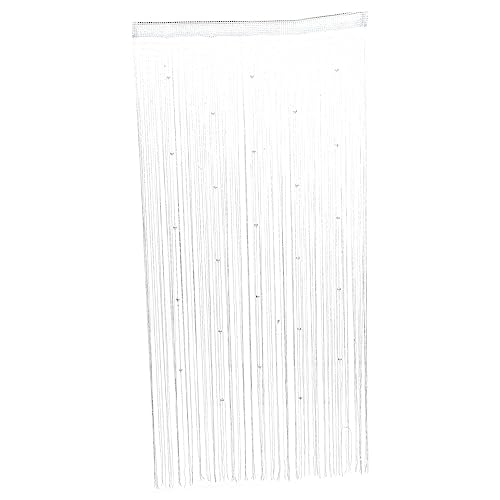 JECOMPRIS Dekorativer Türvorhang aus Schnüren Eleganter String Vorhang für Tür Wand und Fenster für Hochzeiten und Kaffeehäuser Leicht Aufzuhängen von JECOMPRIS