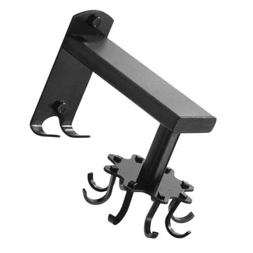 JECOMPRIS Drehbarer Küchenwandhaken aus Dickem Aluminium mit Drehbaren Krallen und Festen Haken Multifunktionaler Organizer für Küchenutensilien Tassen Besteck Platzsparend und Einfach zu von JECOMPRIS
